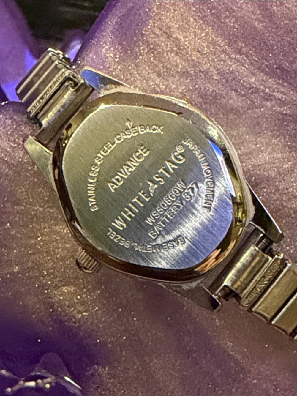 White Stag Silver Women's Bracelet Watch - Elegant Excellent Condition NEW